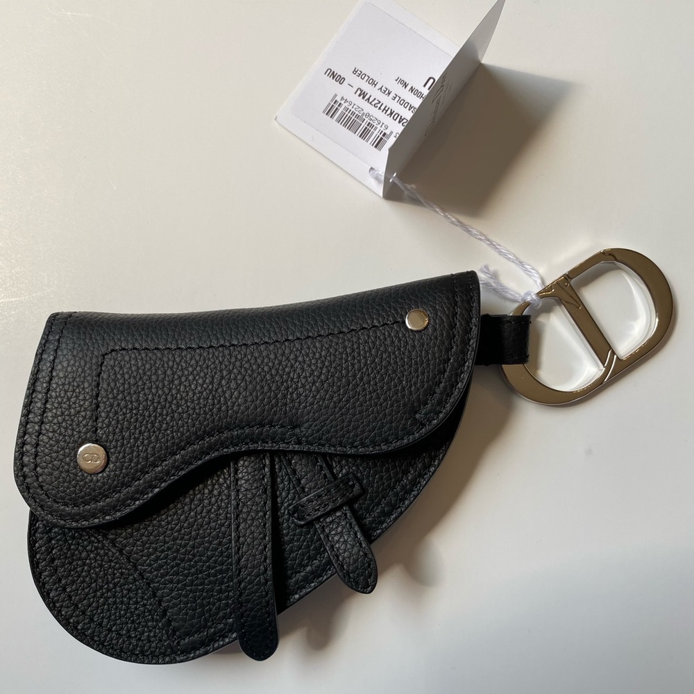 NWT Dior Saddle Key Holder